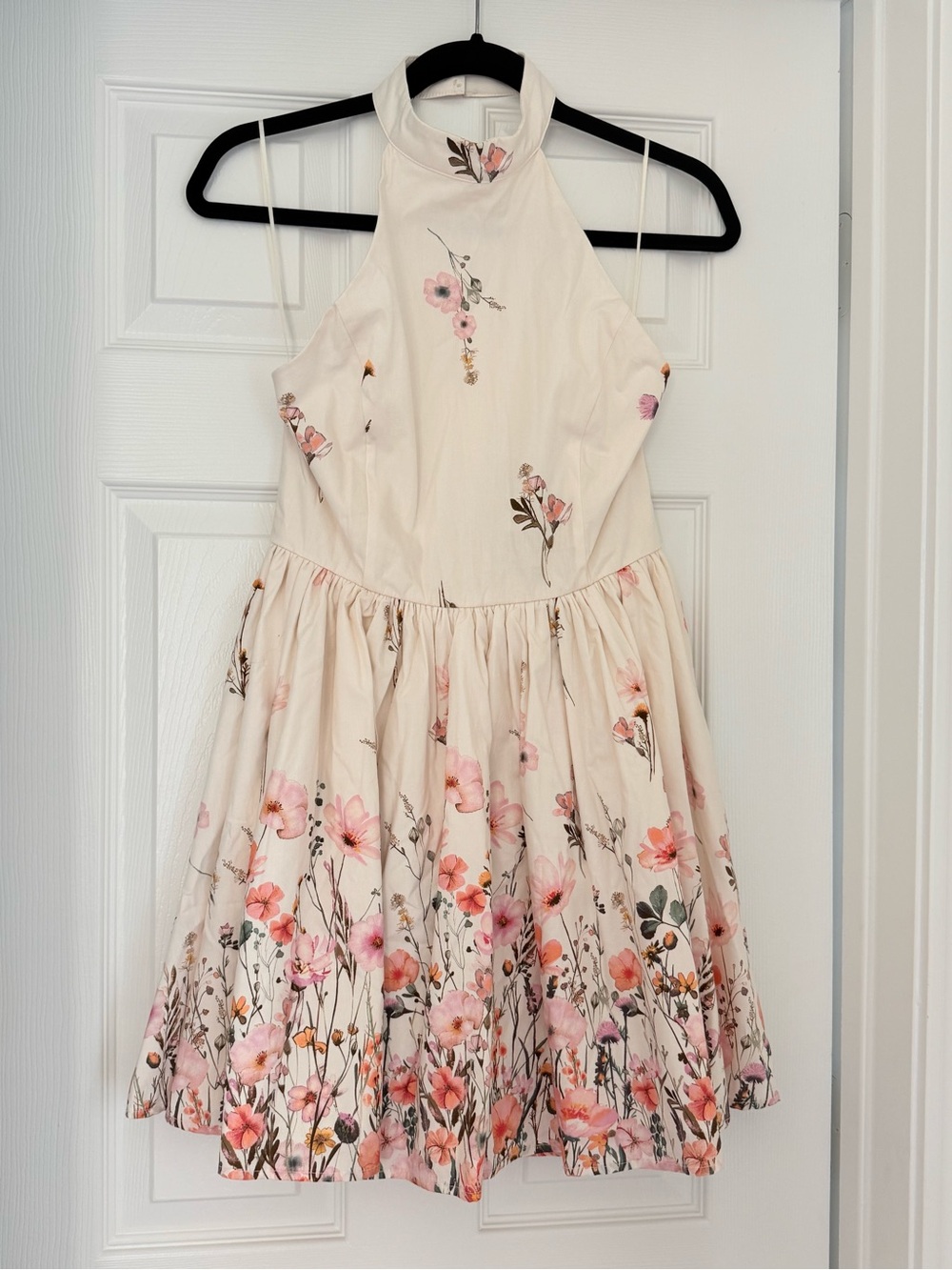 Altar’d State Floral Halter Mini Dress